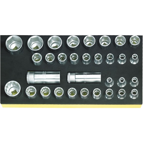 Sockets i.TCS inlay No.TCS 50/51/52/32 1/3-tray32-pcs.
